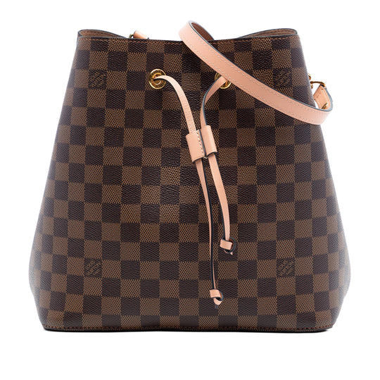 Louis Vuitton NeoNoe MM Damier Ebene Canvas Rose Poudré