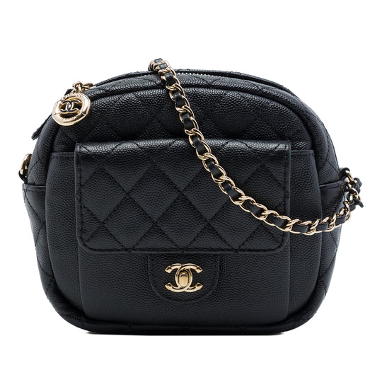 Chanel CC Day Camera Black Caviar