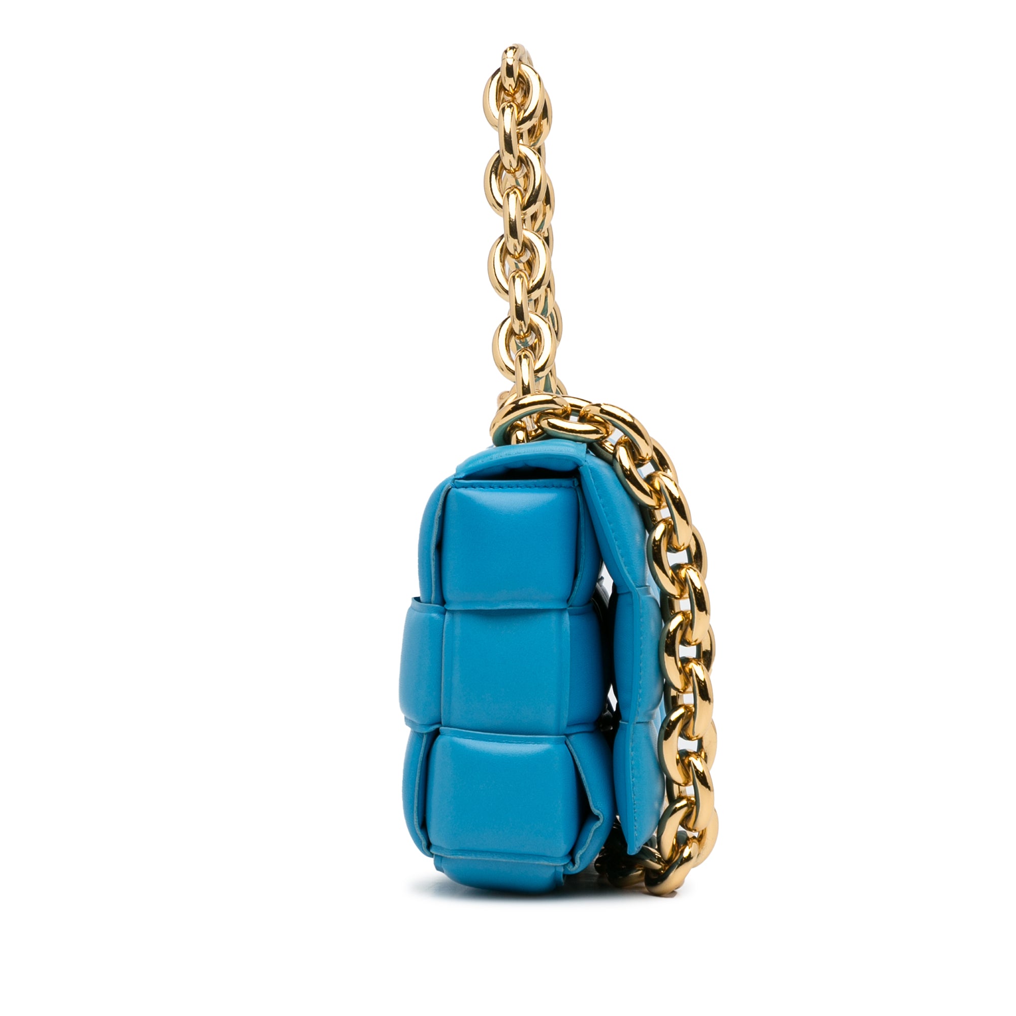 Bottega Veneta Padded Chain Cassette Blue