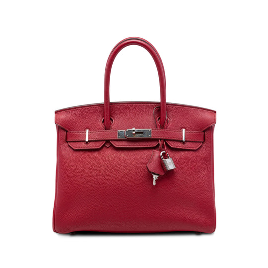 Hermès Birkin Retourne 30 Red Togo Calfskin