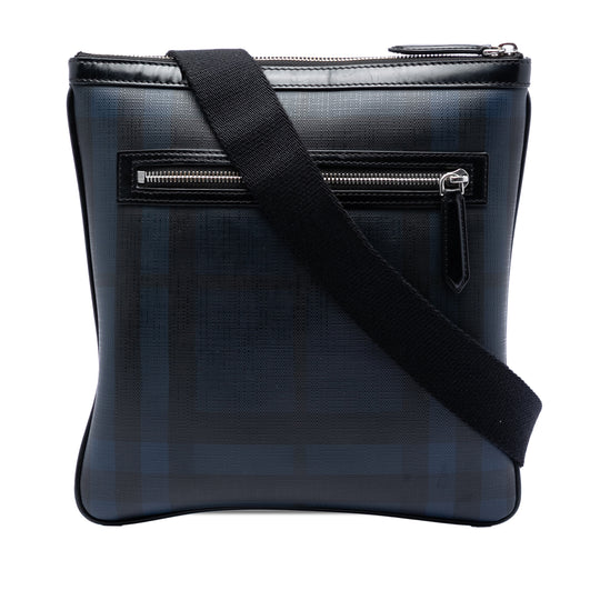 Burberry Beckley Blue Coated Canvas