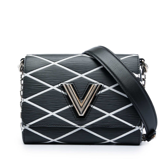 Louis Vuitton Malletage Twist PM Black Epi Leather