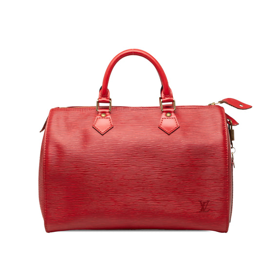 Louis Vuitton Speedy 30 Red Epi