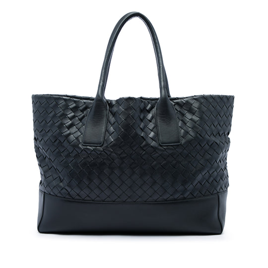 Bottega Veneta Intrecciato Tote Black Nappa Leather