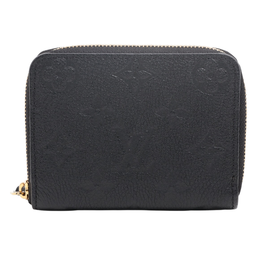 Louis Vuitton Zippy Coin Purse Empreinte Noir