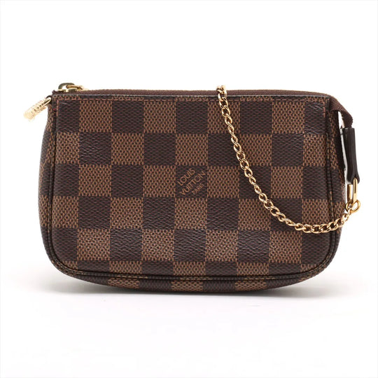 Louis Vuitton Mini Pochette Accessoires Damier Ebene