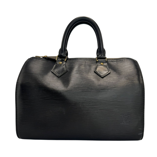 Louis Vuitton Speedy 25 Black Epi