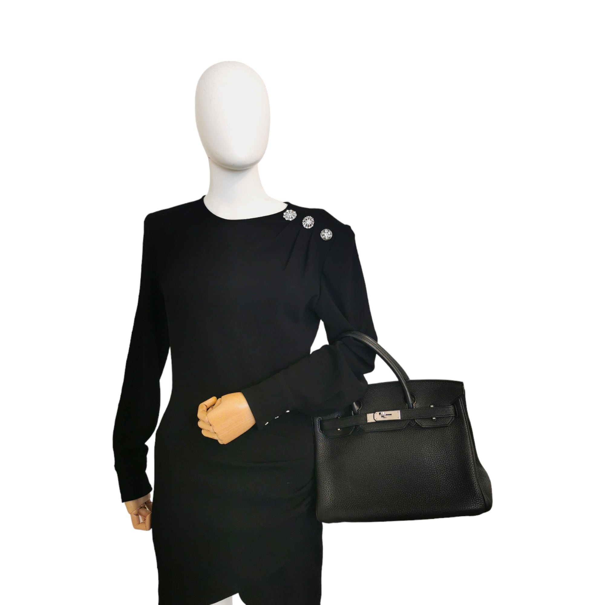 Hermès 2003 Pre-owned Birkin 35 Handbag - Black