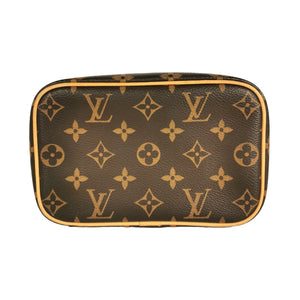 Louis Vuitton Nice Beauty Case Monogram Mini Brown in Canvas with
