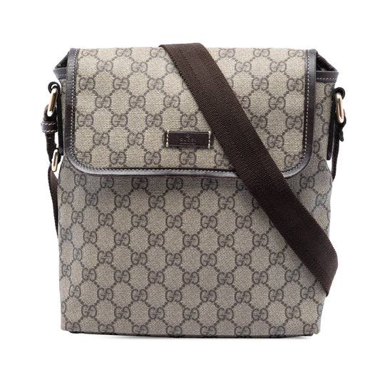 Gucci GG Supreme Crossbody Beige GG Supreme Canvas