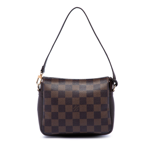 Louis Vuitton Trousse Pochette Damier Ebene Canvas