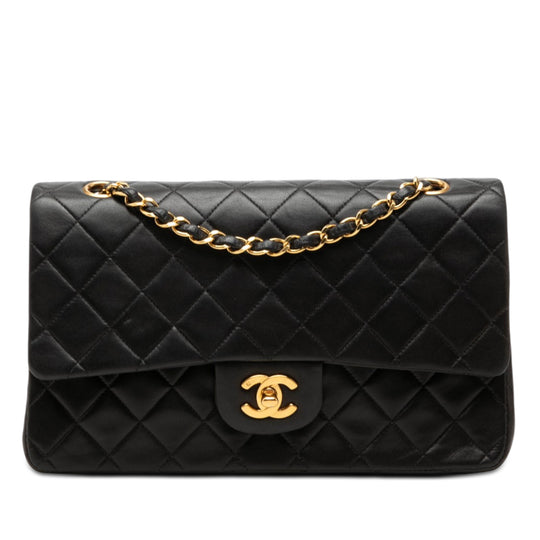 Chanel Classic Double Flap Medium Black Lambskin