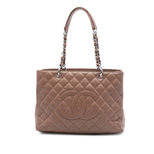 Chanel GST Grand Shopping Tote Brown Caviar