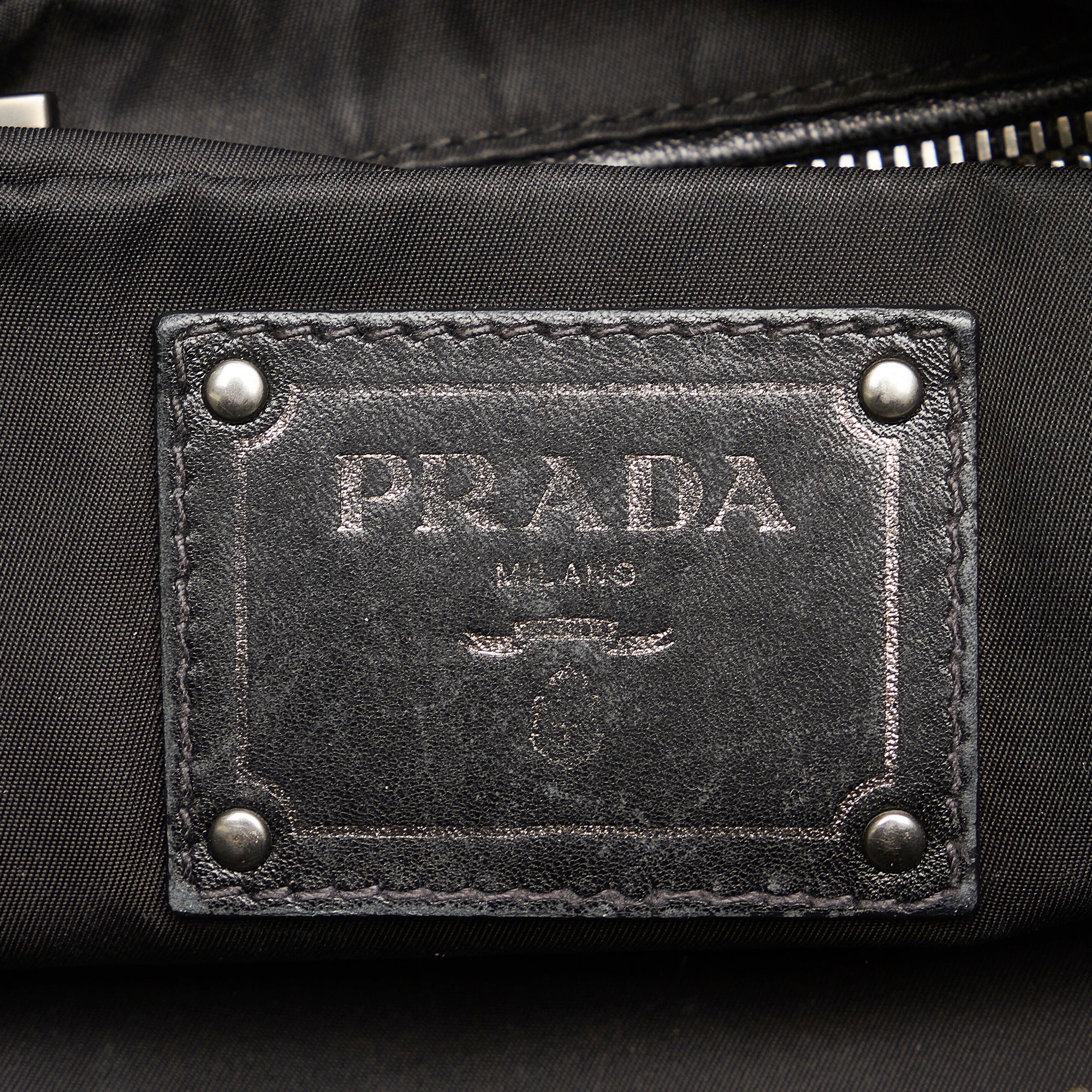 Prada Tessuto Reversible Black Nylon Canvas