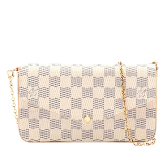 Louis Vuitton Pochette Félicie Damier Azur Canvas