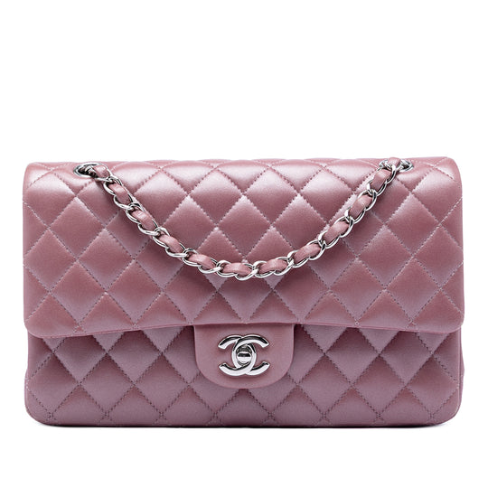 Chanel Classic Double Flap Medium Pink Lambskin