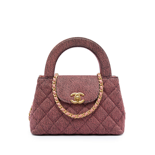 Chanel Kelly Shopper Nano Pink Denim