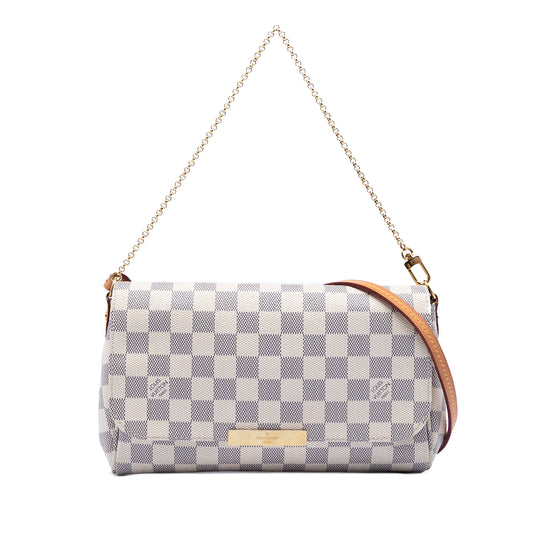 Louis Vuitton Favorite MM Damier Azur Canvas