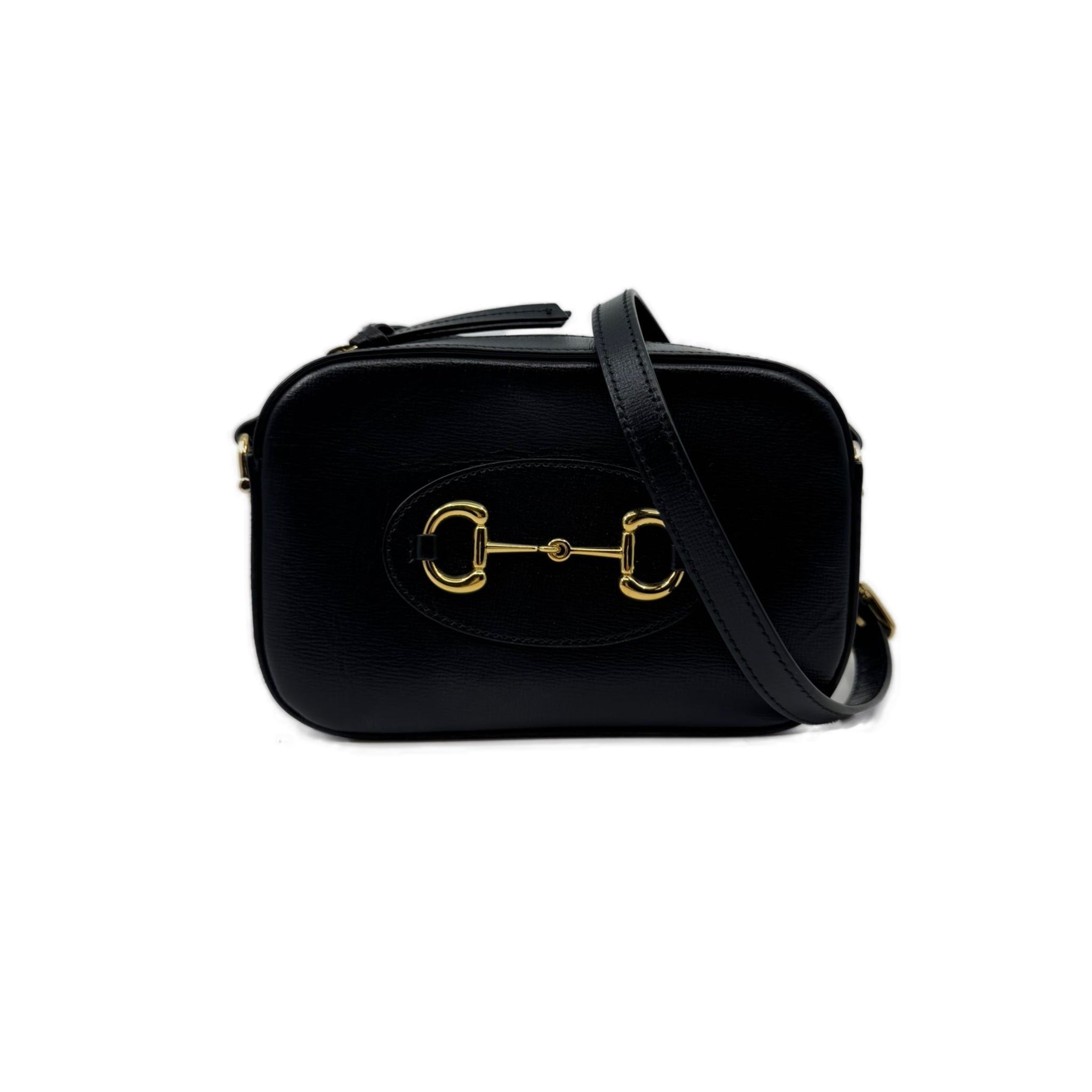 Gucci Horsebit 1955 Shoulder Bag Small Black Leather