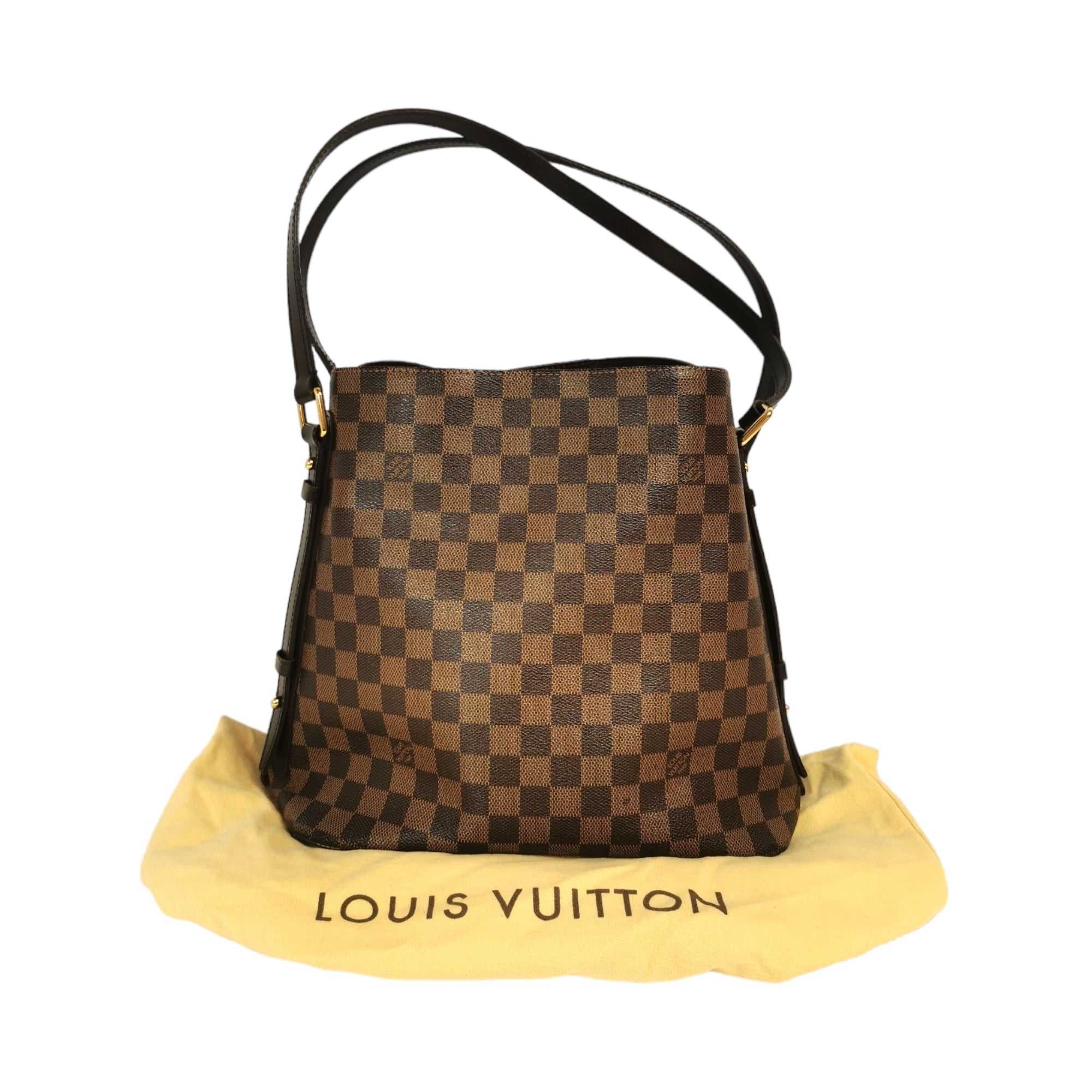 Louis Vuitton Brown Damier Ebene Canvas Rivington Cabas Shoulder