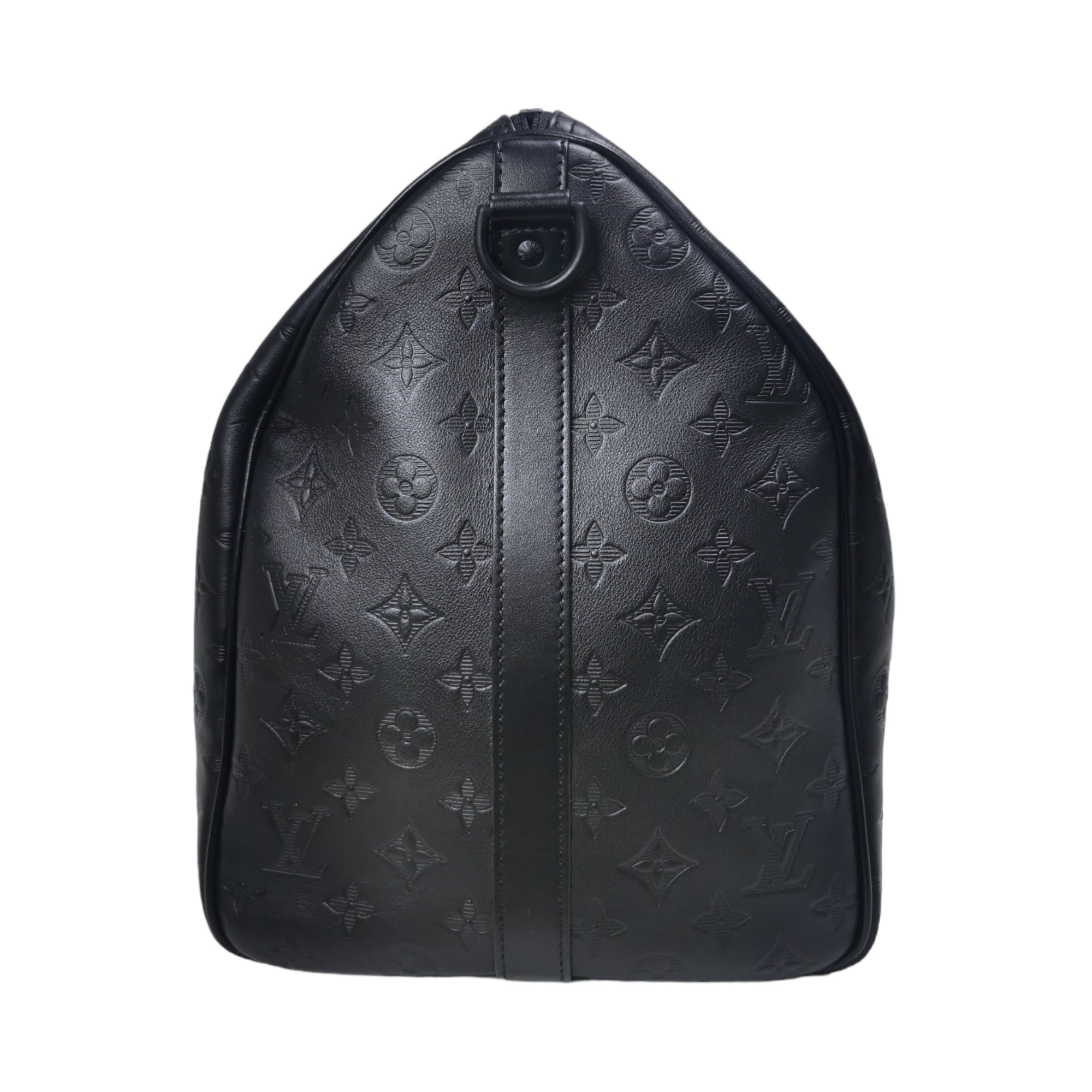 Louis Vuitton Keepall 50 Bandoulière Black Monogram Empreinte