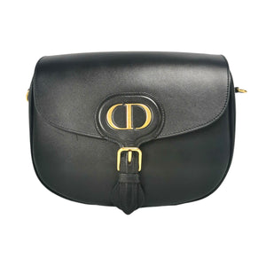 Medium Dior Bobby Bag Black Box Calfskin