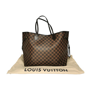 Louis Vuitton Damier Ebene Canvas Neverfull MM Bag Louis Vuitton