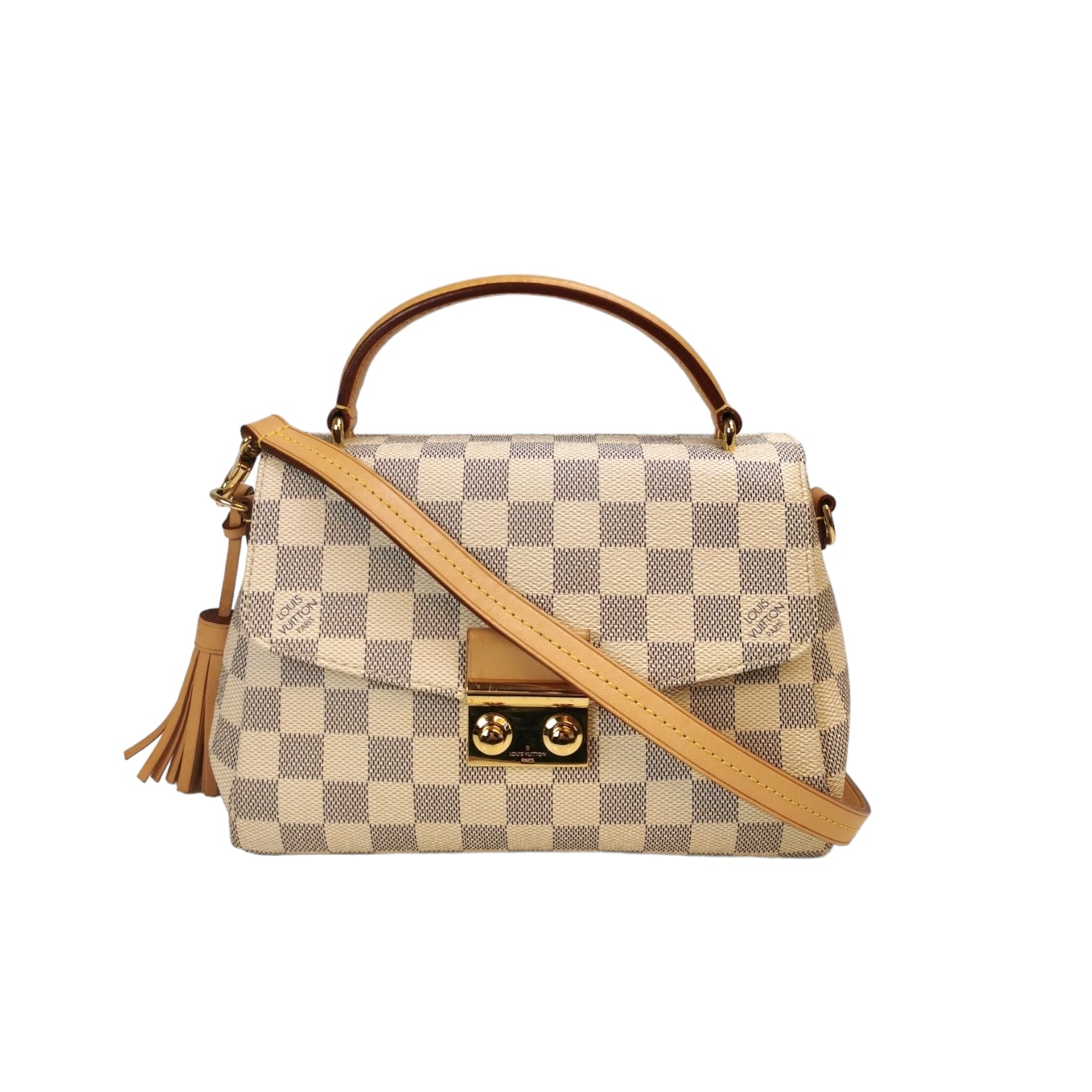 Louis Vuitton Croisette Damier Azur Canvas Top Handle Bag on SALE
