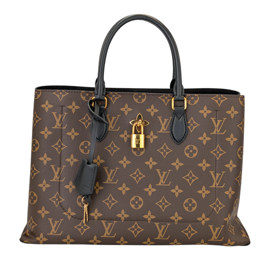 Louis Vuitton Flower Zipped Tote MM Monogram Canvas