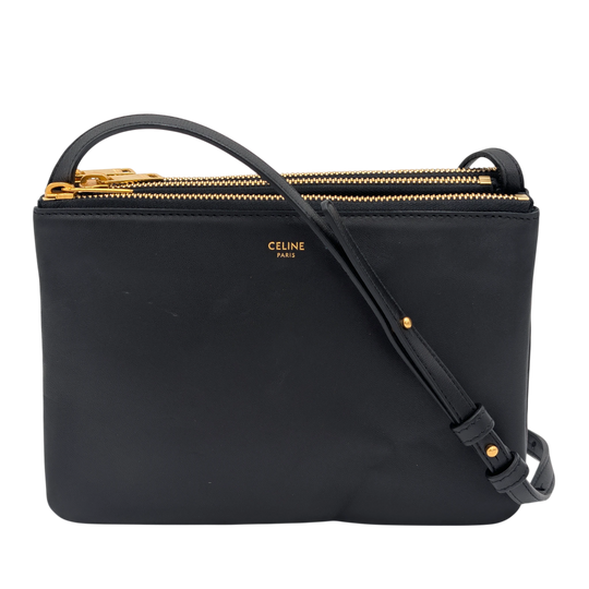 Céline Trio Black Leather