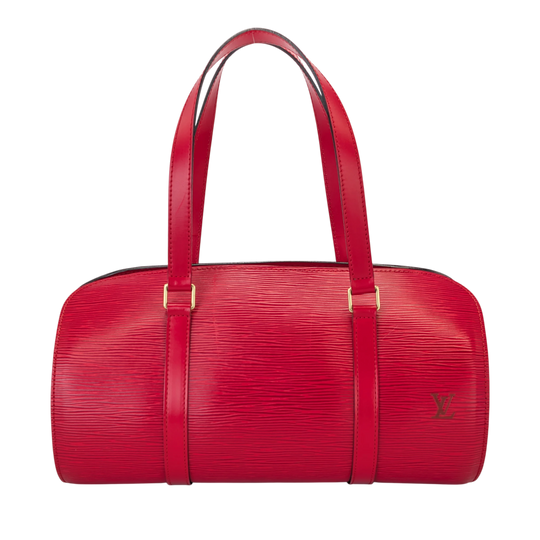 Louis Vuitton Soufflot Red Epi