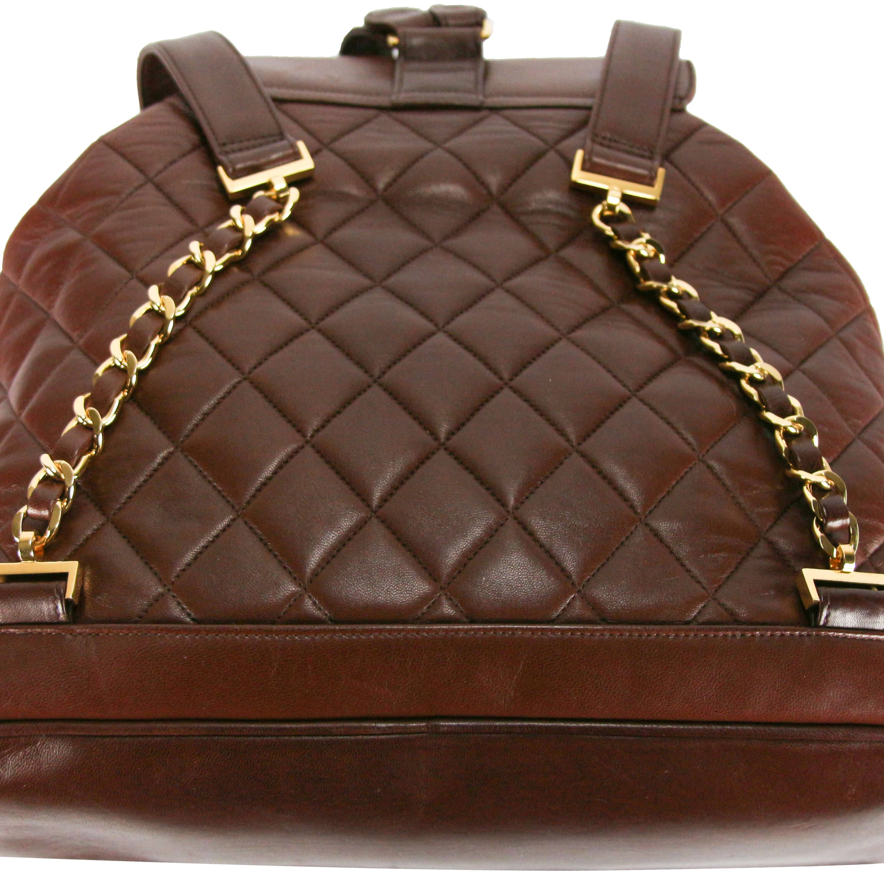 Chanel brown backpack - 1990s in 2023