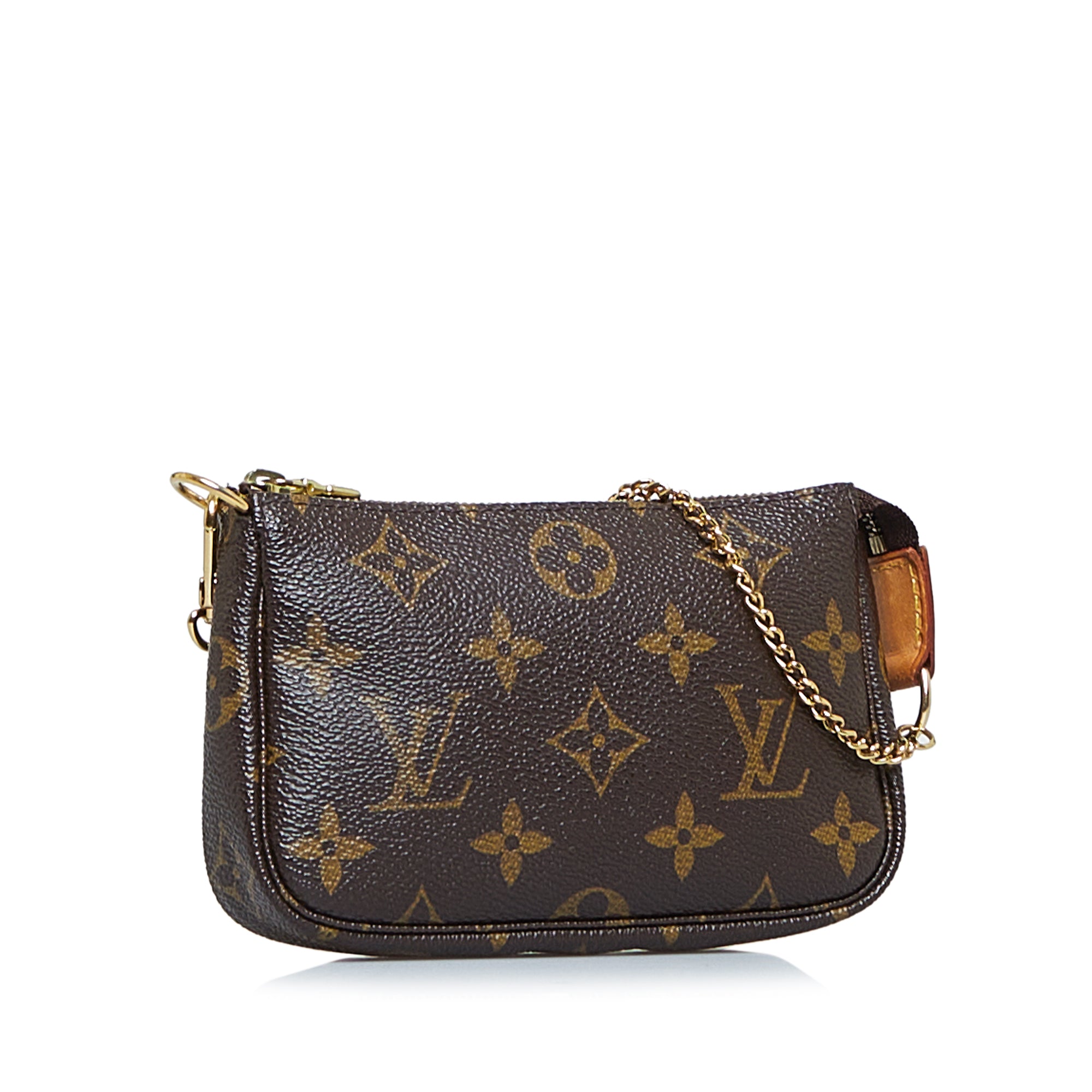 Louis Vuitton Brown Canvas Monogram Mini Pochette Accessoires Bag