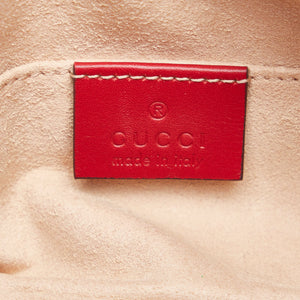 Gucci GG Marmont Belt Bag Red Matelassé