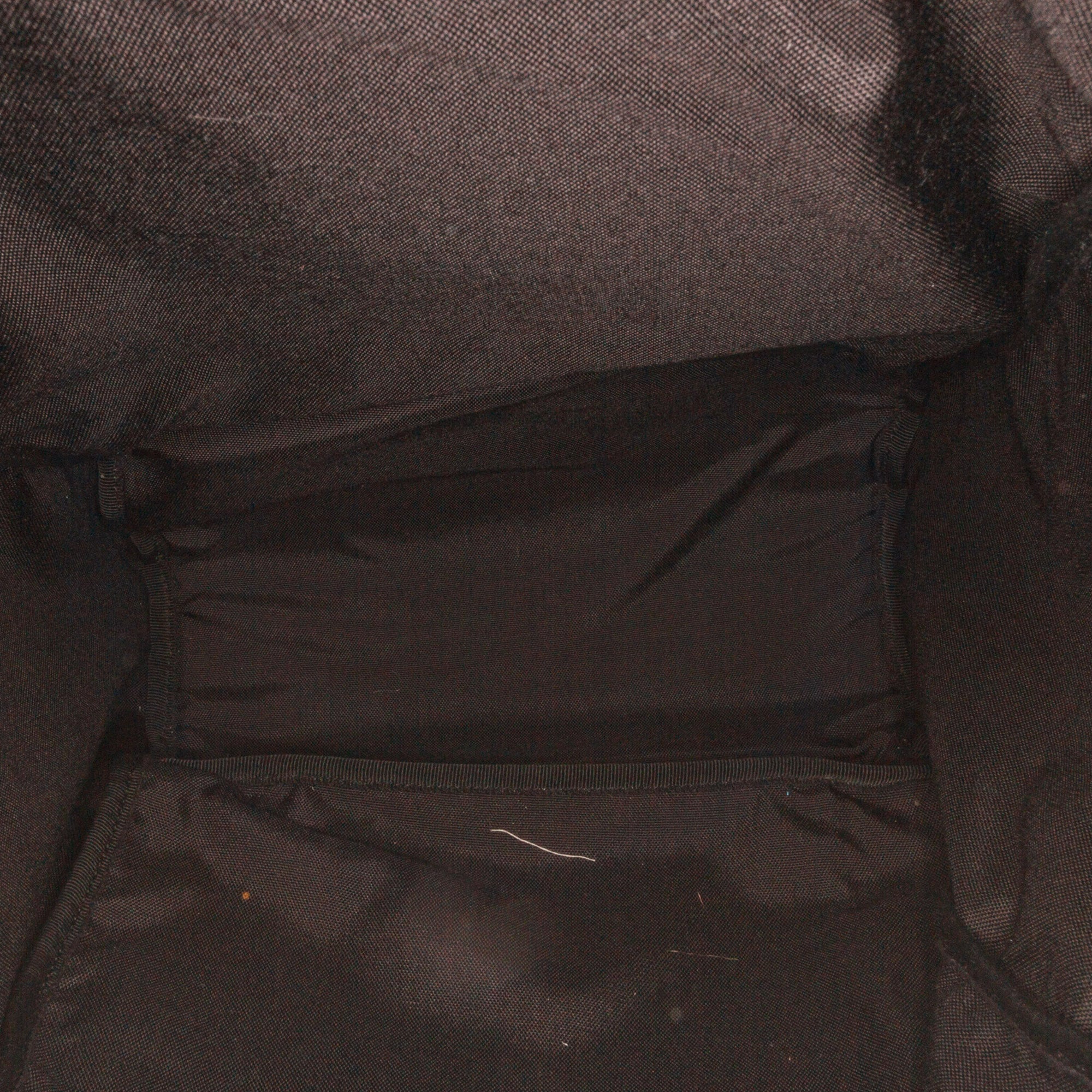 Yves Saint Laurent Utilitarian Hunting Backpack Black Canvas
