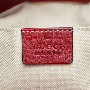 Gucci Bamboo Shopper Small Red