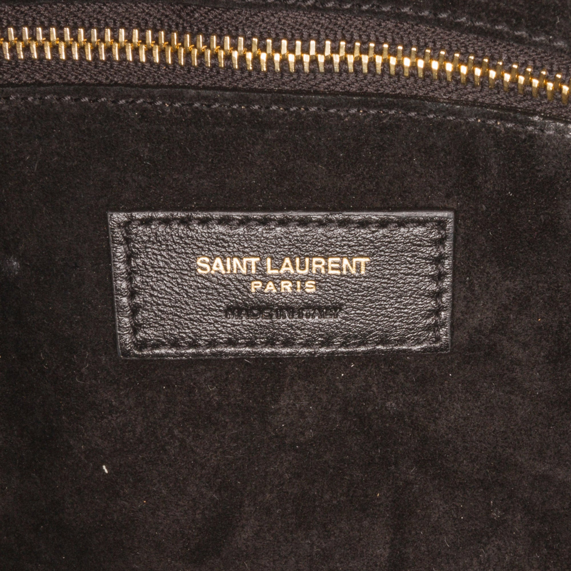 Yves Saint Laurent Le 5 à 7 Black Leather