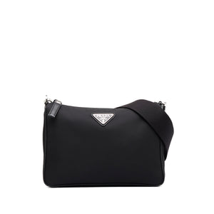 Prada Tessuto Nylon Crossbody Tote in Black