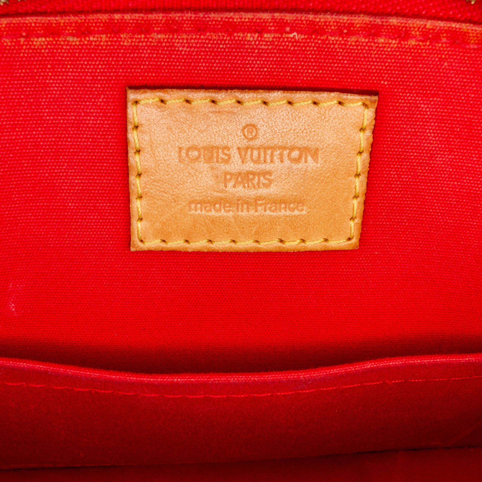 LOUIS VUITTON Monogram Vernis Alma MM Red – ALB