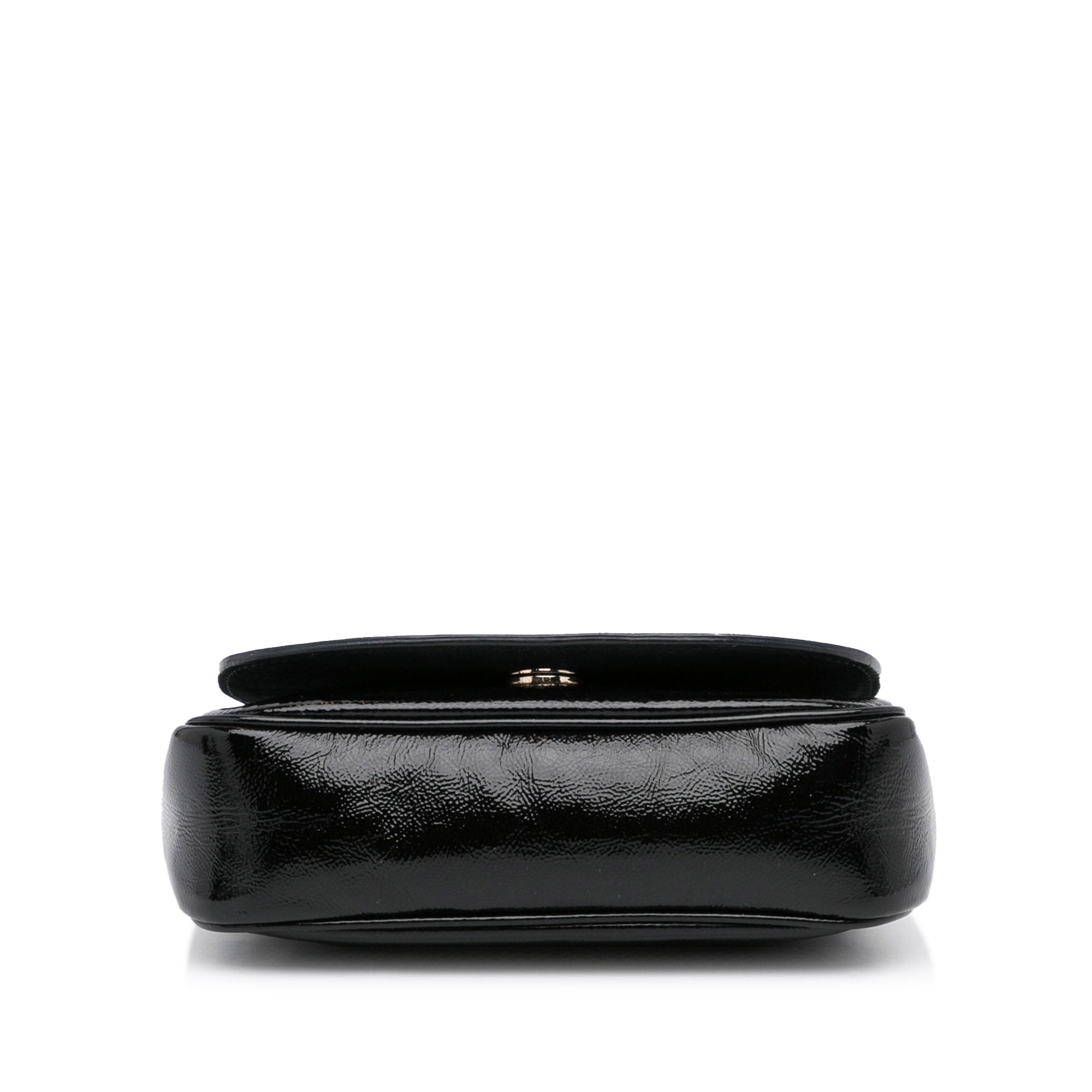 Gucci Soho Flap Bag Black Patent Leather