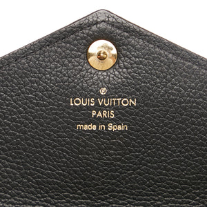 Louis Vuitton Double V Portemonnaie Black Calfskin