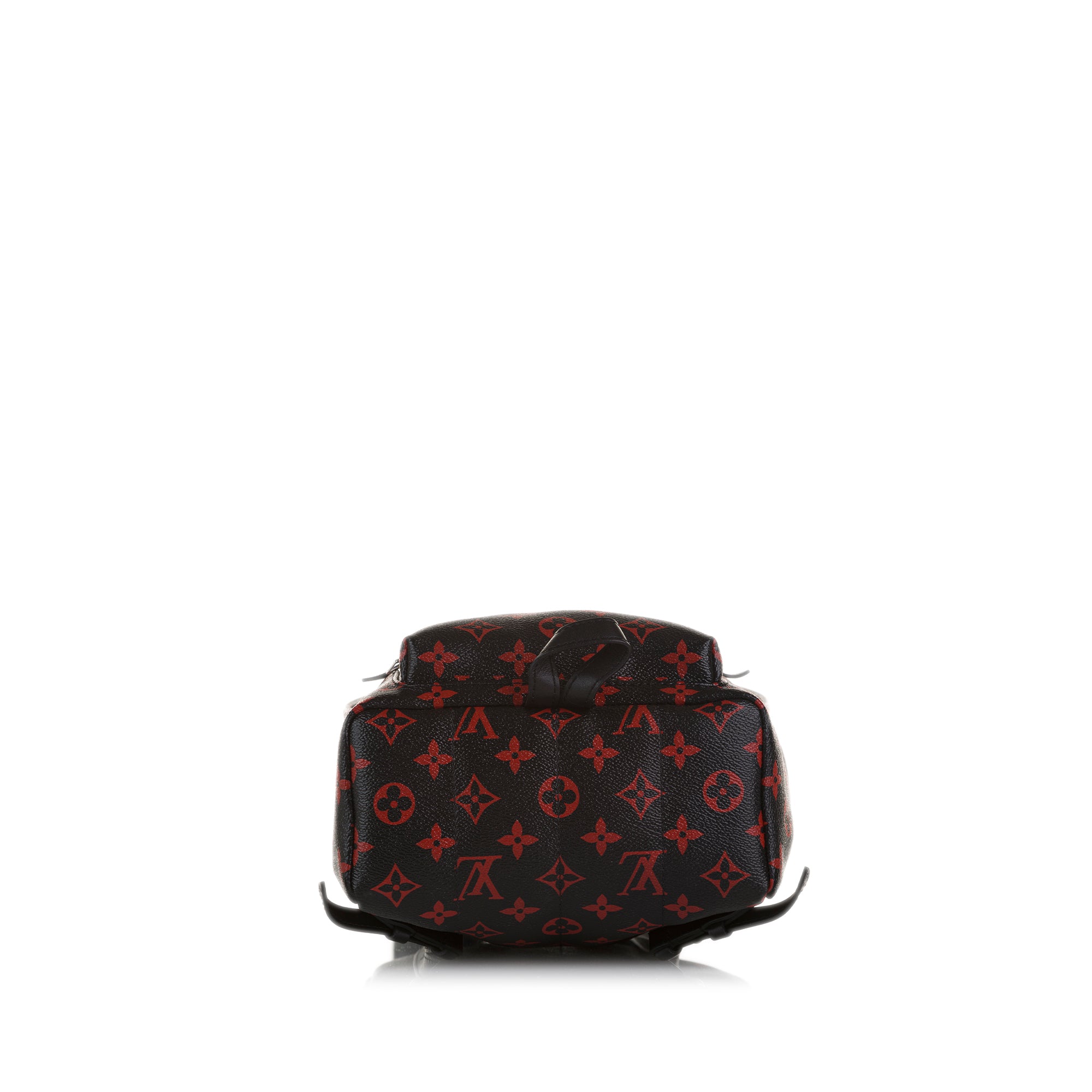 Louis Vuitton Backpack Palm Springs Monogram Infrarouge PM Black/Red in  Canvas/Leather with Silver-tone - US