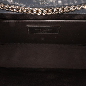 Yves Saint Laurent Kate Medium Black Embossed Leather