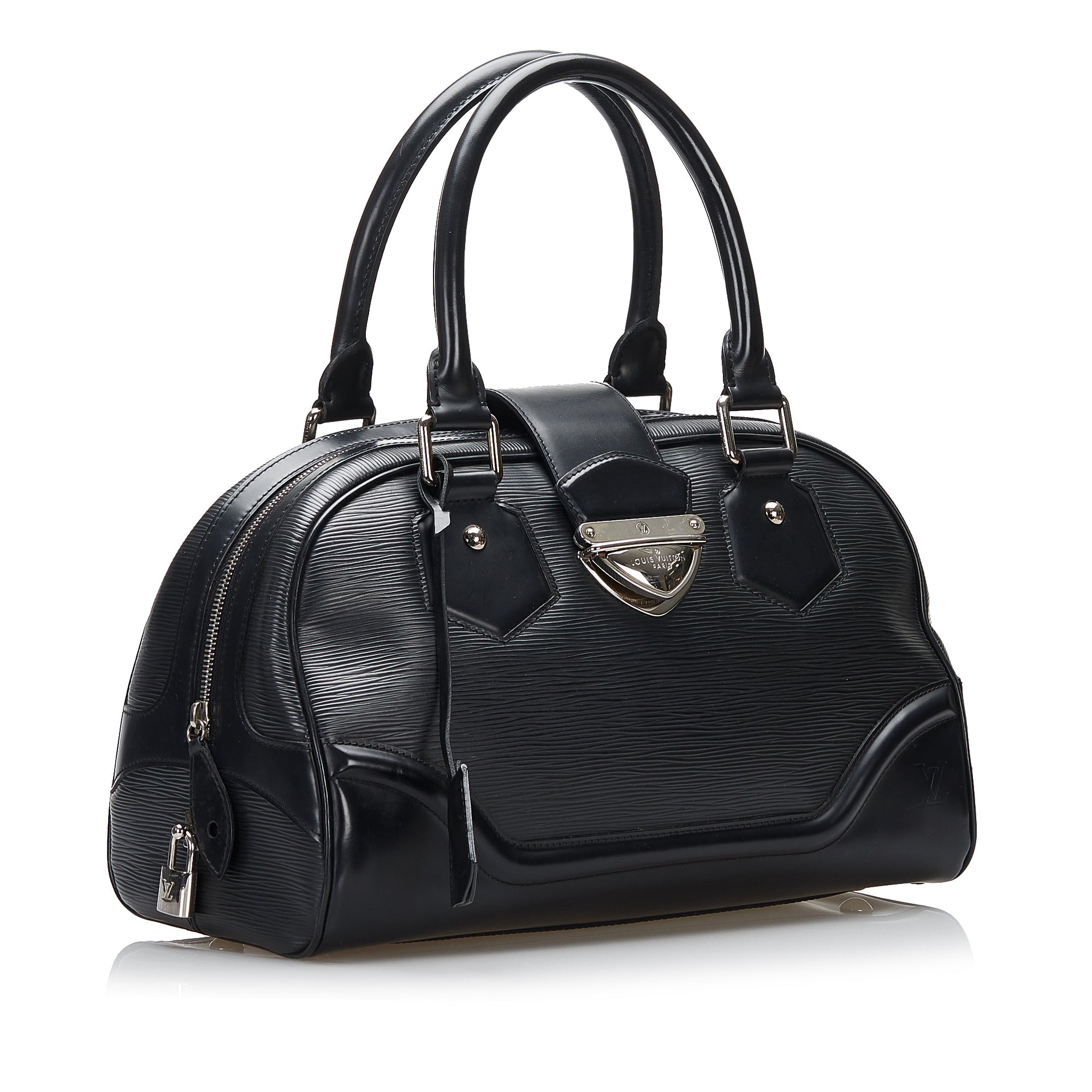 Louis Vuitton Black Epi Leather Bowling Montaigne GM Bag - Yoogi's