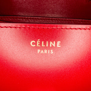 Celine Classic Box Small Red Calfskin