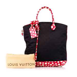 Louis Vuitton x Yayoi Kusama Lockit MM Black Canvas