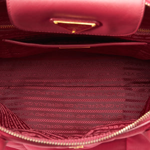 Prada Tessuto Handbag Red Nylon Canvas