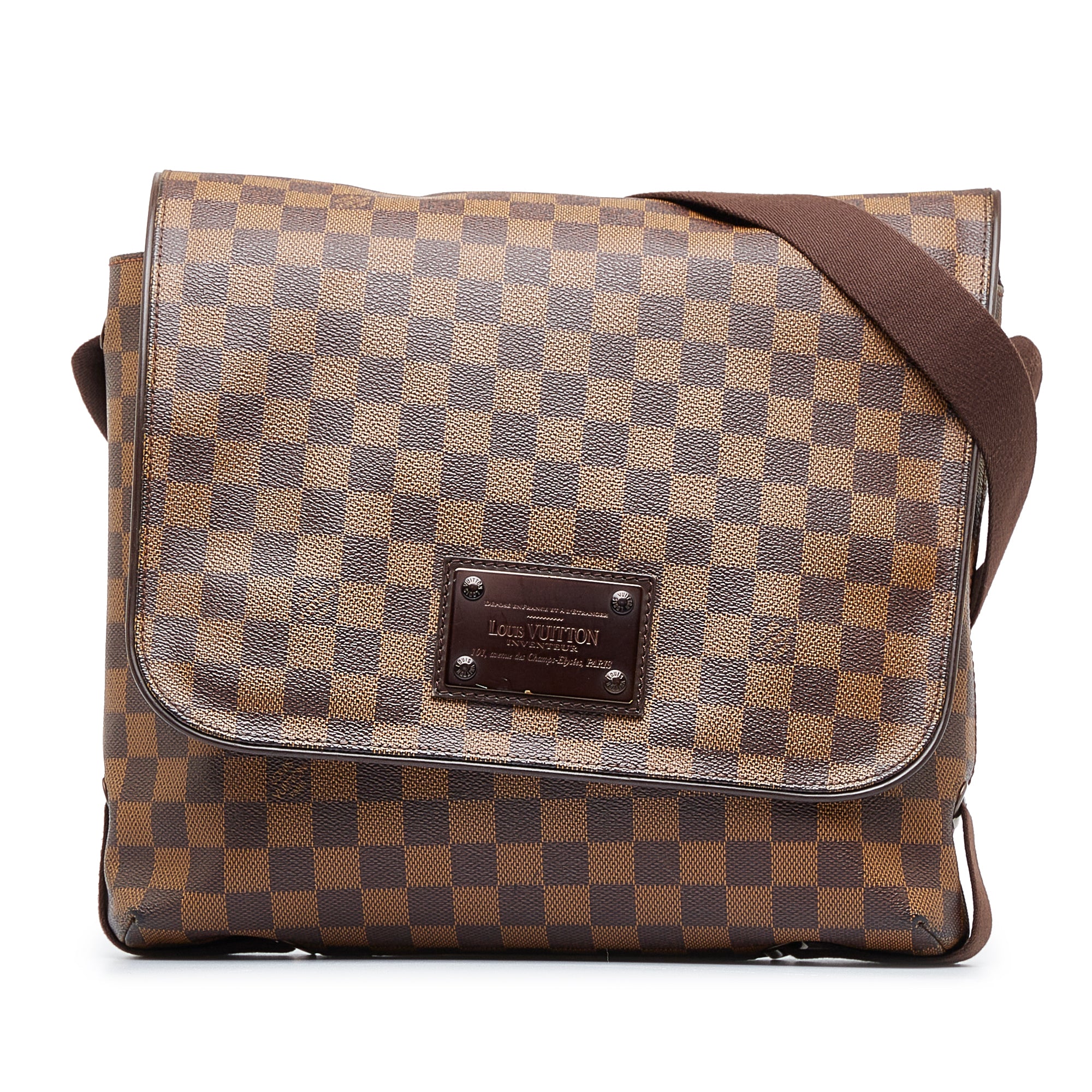 Louis Vuitton Brooklyn MM Damier Ebene Messenger Bag Discontinued