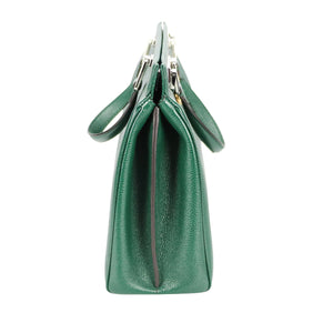 Gucci Zumi Handbag Dark Green Grained Leather