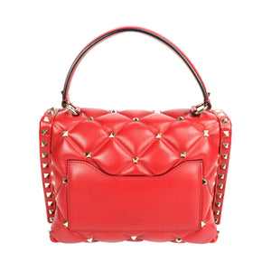 Candystud leather crossbody bag Valentino Garavani Red in Leather - 32817283